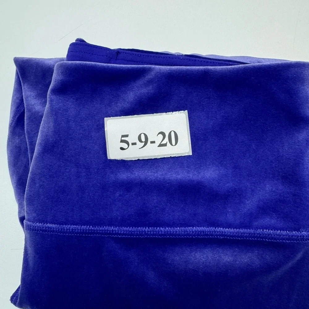 Athleta Leggings Womens Medium Purple Elation Velvet Tight Soft Yoga Athleisure